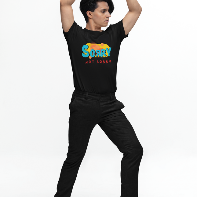 Colorful 'Sorry Not Sorry' Classic Tee