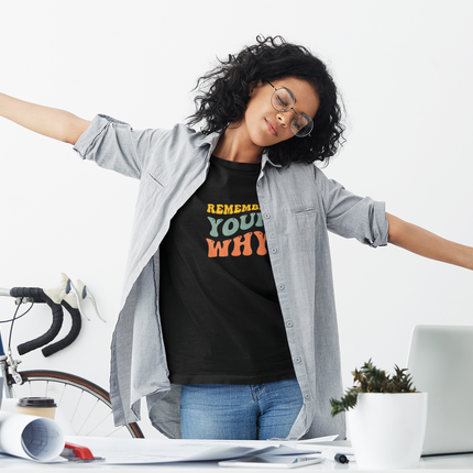 "Remember Your Why" Sculpted Tee