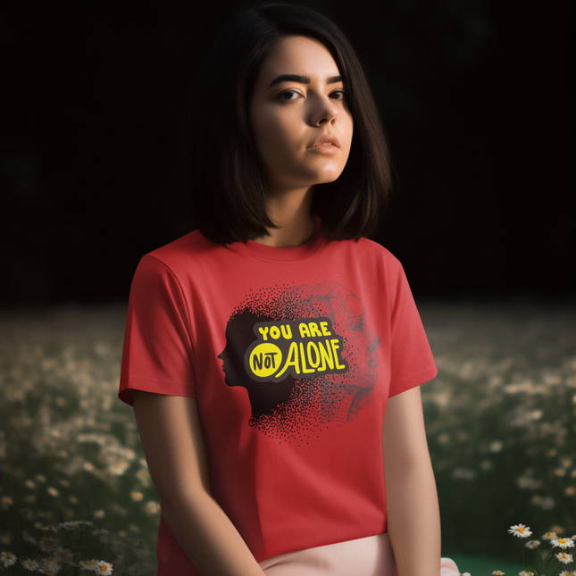 'You Are Not Alone' Sculpted Tee