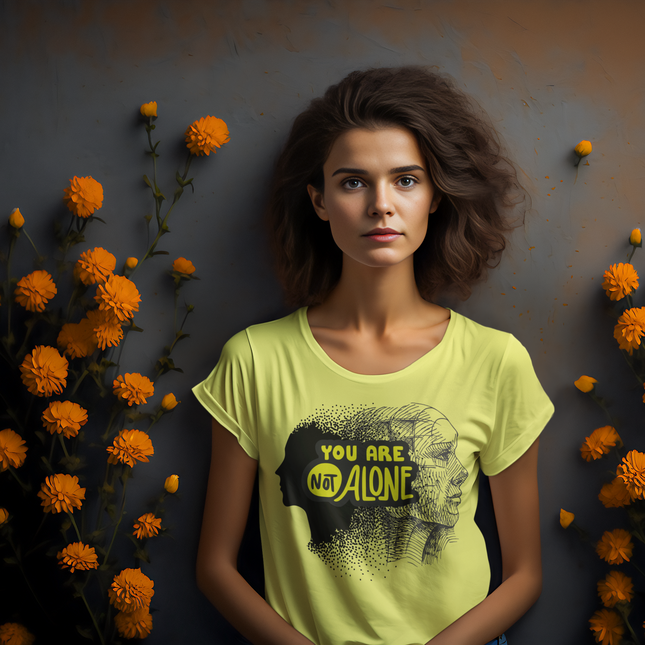 'You Are Not Alone' Sculpted Tee
