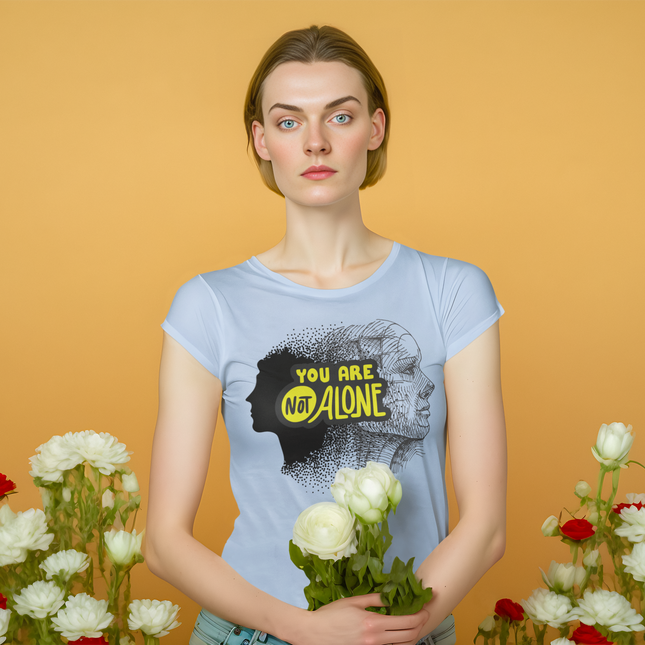 'You Are Not Alone' Sculpted Tee