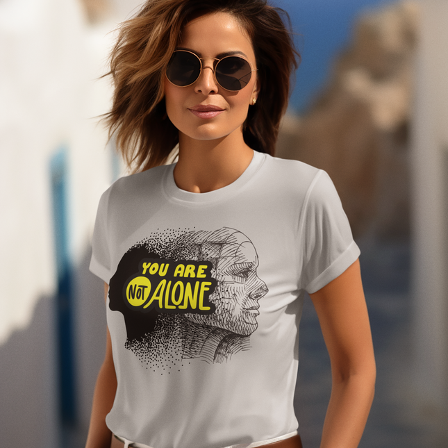 'You Are Not Alone' Sculpted Tee
