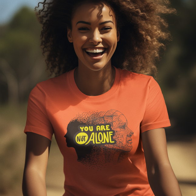 'You Are Not Alone' Sculpted Tee