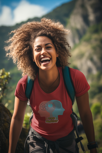 T-shirt sculpté « Empowering You Matter » 