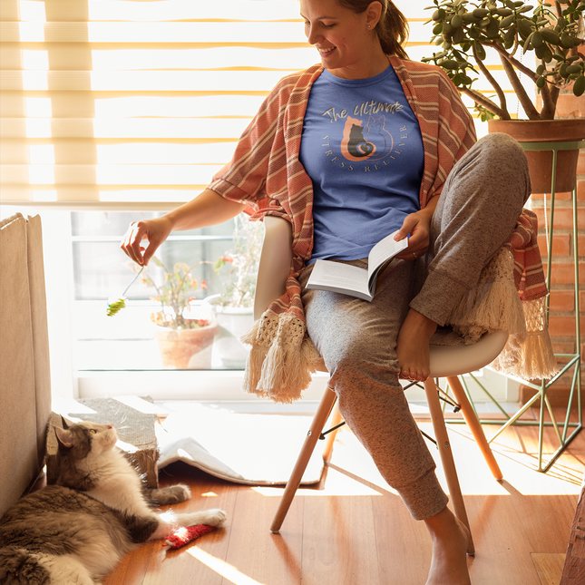 T-shirt sculpté anti-stress ultime pour les amoureux des chats 
