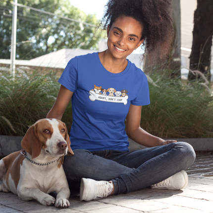 Adoptez le t-shirt sculpté « Don't Shop » 