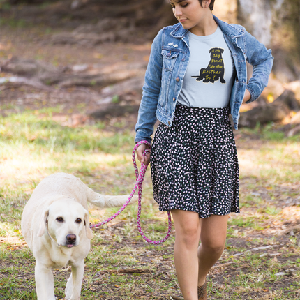 T-shirt pour amoureux des chiens - T-shirt sculpté « Si mon chien ne vous aime pas, moi non plus » 