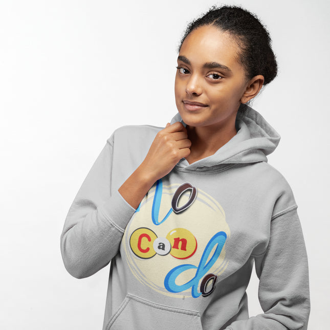 'No Can Do' Motivational Graphic Hoodie