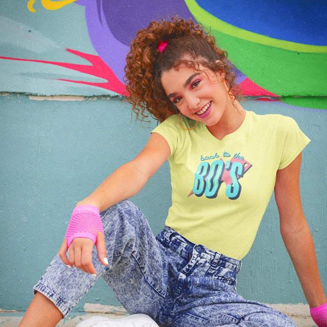 T-shirt rétro sculpté des années 80 