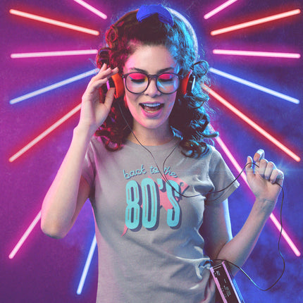 Retro Back to the 80's Sculpted Tee