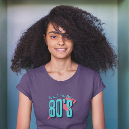 Retro Back to the 80's Sculpted Tee