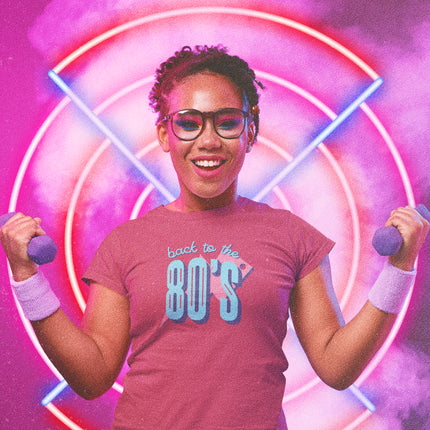 Retro Back to the 80's Sculpted Tee