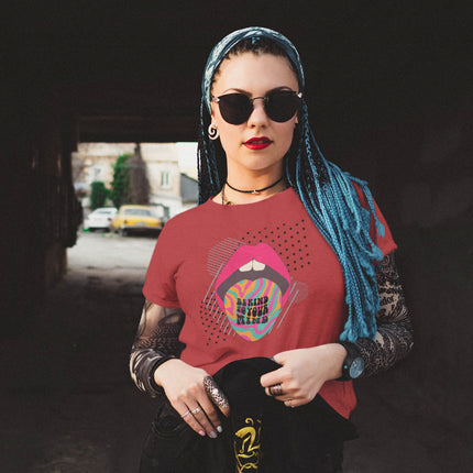 T-shirt sculpté « Soyez gentil » 