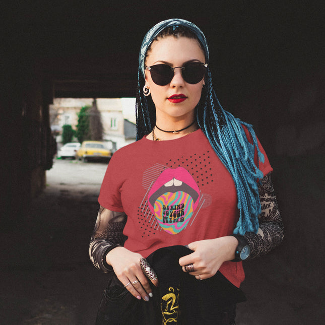 T-shirt sculpté « Soyez gentil » 
