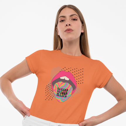 T-shirt sculpté « Soyez gentil » 