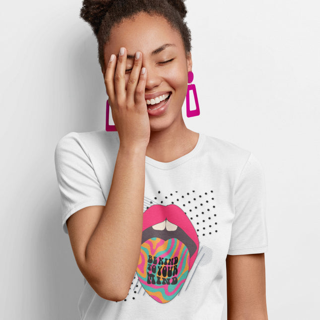 T-shirt sculpté « Soyez gentil » 