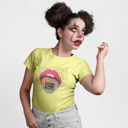 T-shirt sculpté « Soyez gentil » 