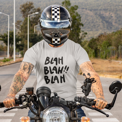T-shirt classique décontracté « Blah Blah Blah » 
