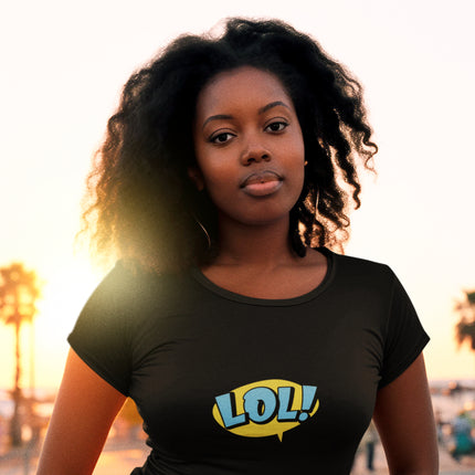 LOL Graphic Sculpted Tee