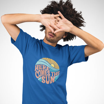Sunshine Vibes Classic Tee- 'Here Comes the Sun'