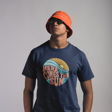 Sunshine Vibes Classic Tee- 'Here Comes the Sun'