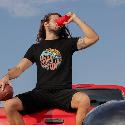 Sunshine Vibes Classic Tee- 'Here Comes the Sun'