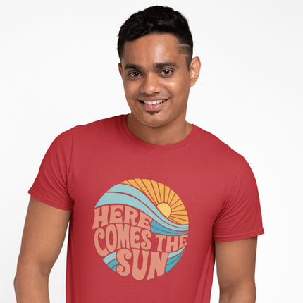 Sunshine Vibes Classic Tee- 'Here Comes the Sun'