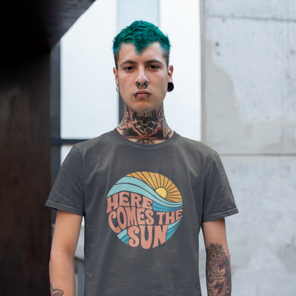 Sunshine Vibes Classic Tee- 'Here Comes the Sun'
