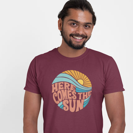 Sunshine Vibes Classic Tee- 'Here Comes the Sun'