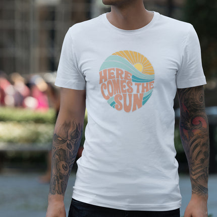 Sunshine Vibes Classic Tee- 'Here Comes the Sun'