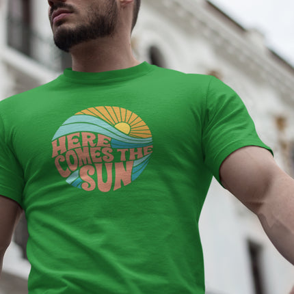 Sunshine Vibes Classic Tee- 'Here Comes the Sun'