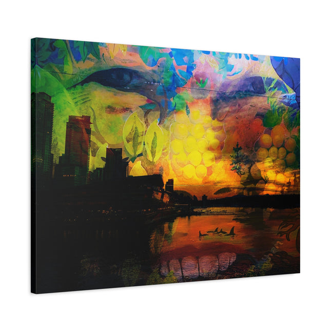 Impression sur toile vibrante – Décoration murale inspirée de la nature