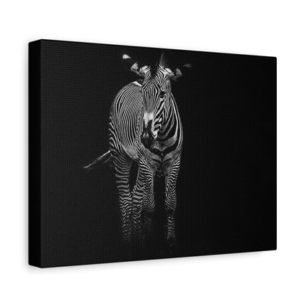 Toile murale zèbre | Décoration moderne en noir et blanc pour les amoureux des animaux